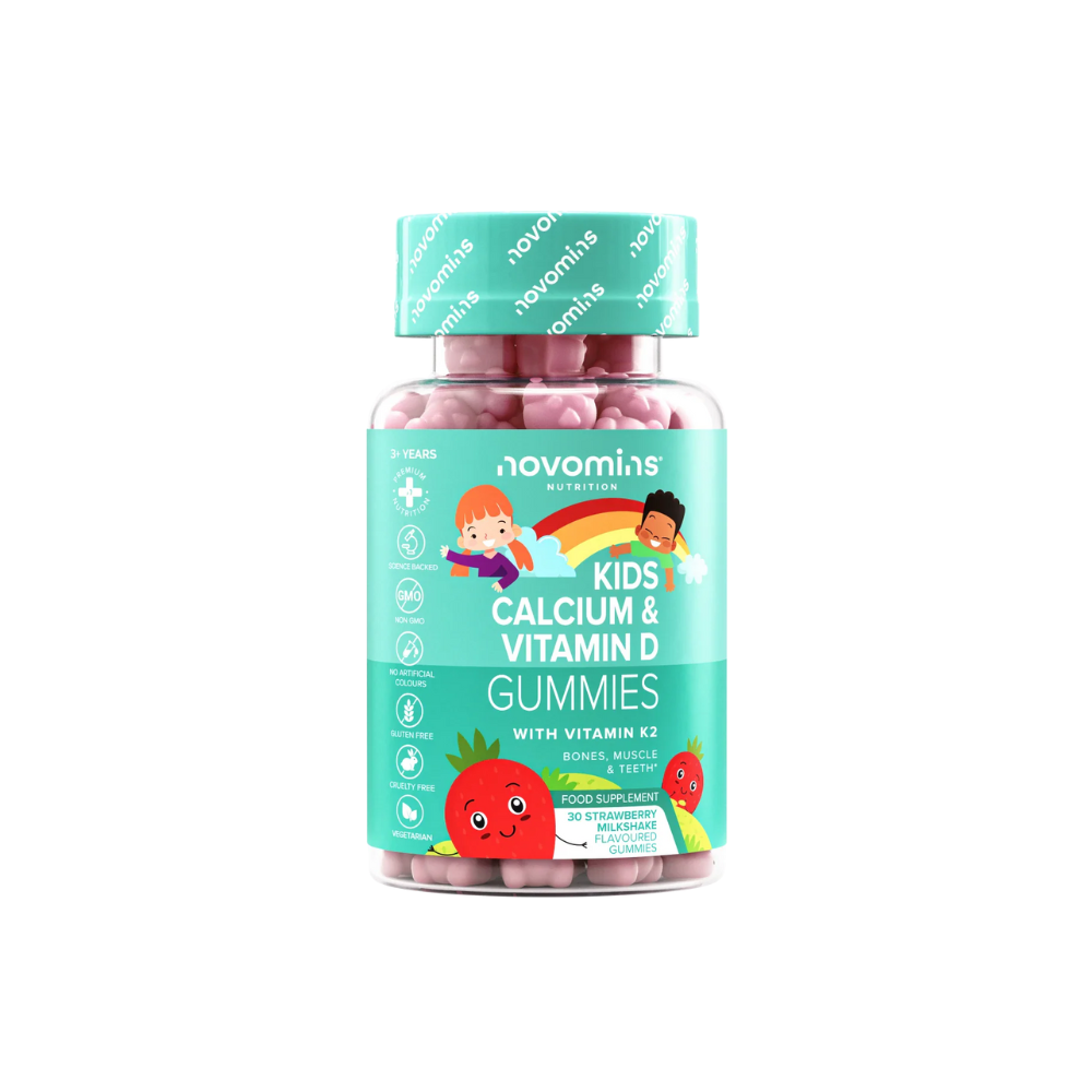 Novomins Nutrition, Kids Calcium, Vitamin D & K2 30 Gummies