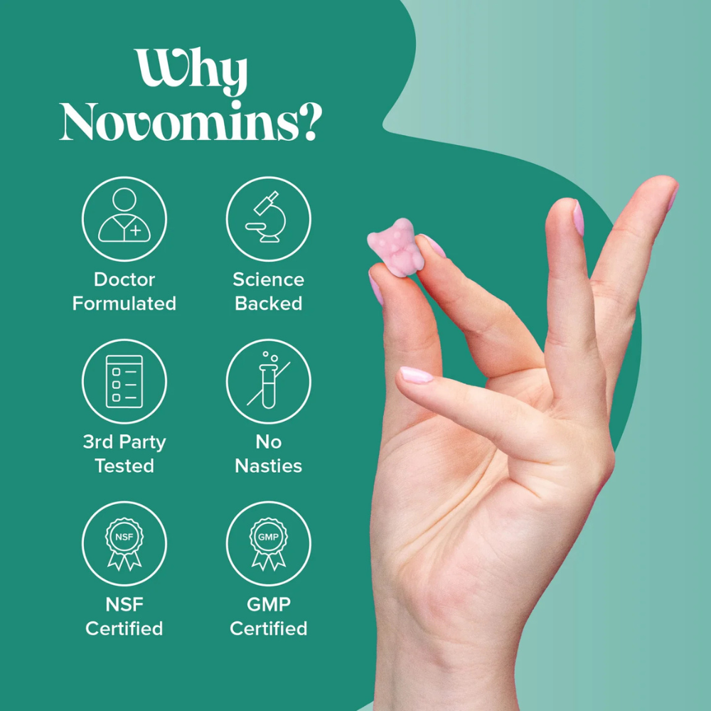 Novomins Nutrition, Kids Calcium, Vitamin D & K2 30 Gummies