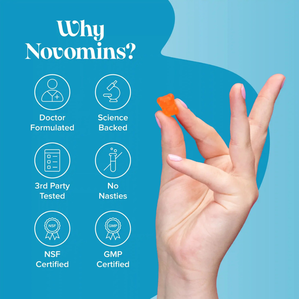 Novomins Nutrition, Kids Omega 3 6 9 + Mutli 30 Gummies