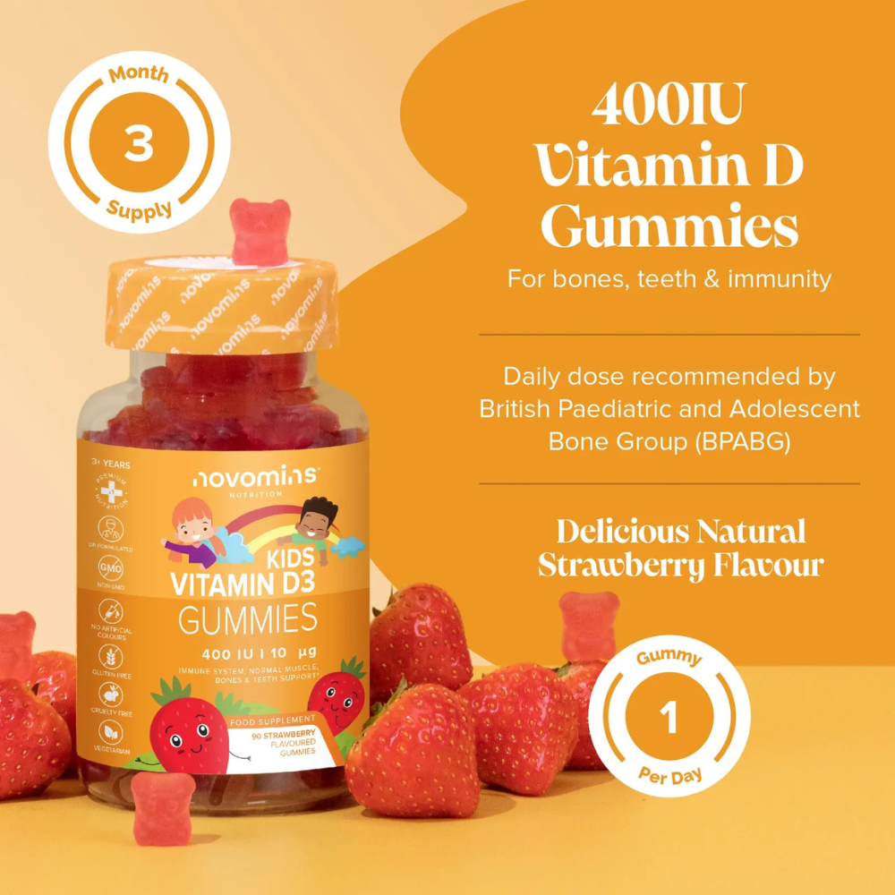 Novomins Nutrition, Kids Vitamin D 30 Gummies
