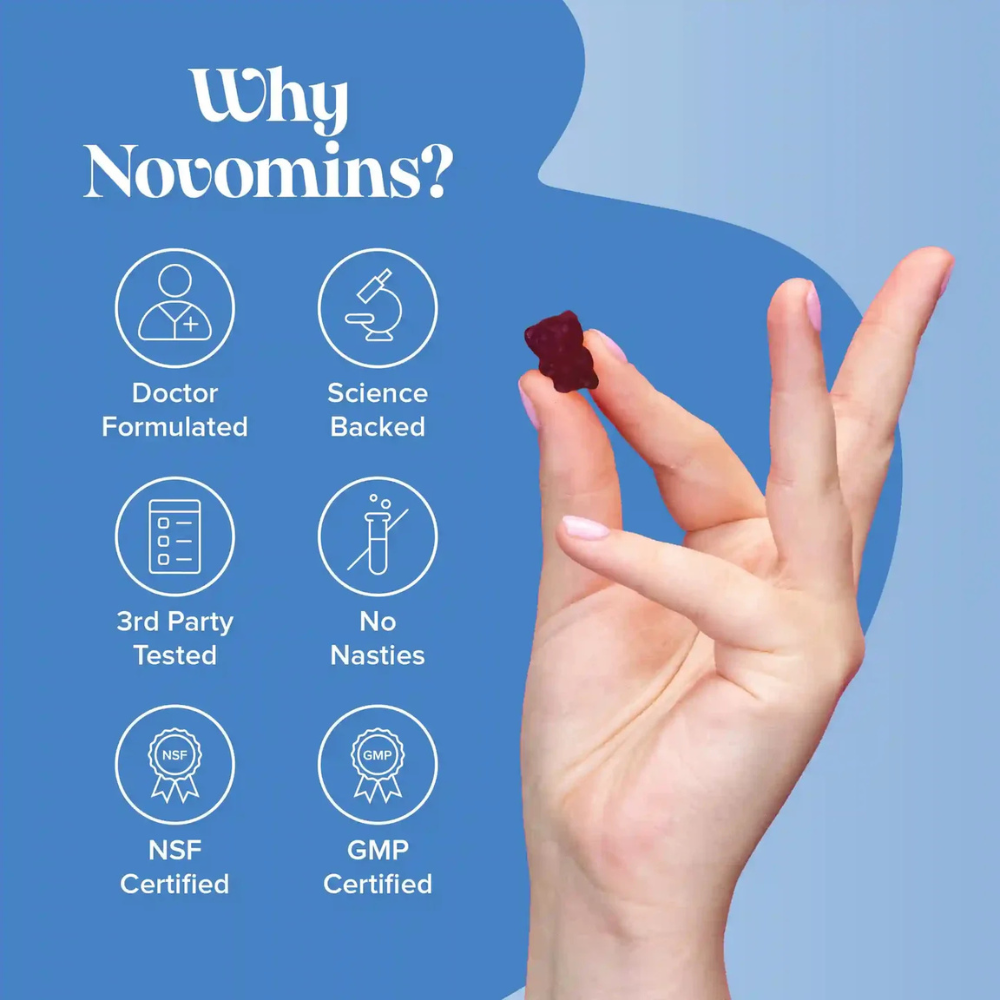 Novomins Nutrition, Kids L-Theanine 30 Gummies