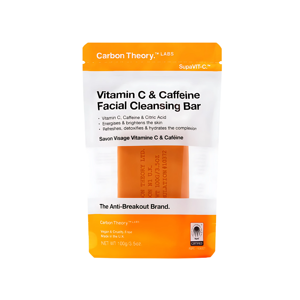Carbon Theory™, Vitamin C & Caffeine Facial Cleansing Bar 100g