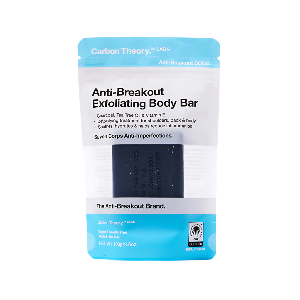 Carbon Theory™, Anti-Breakout Exfoliating Body Bar 100g