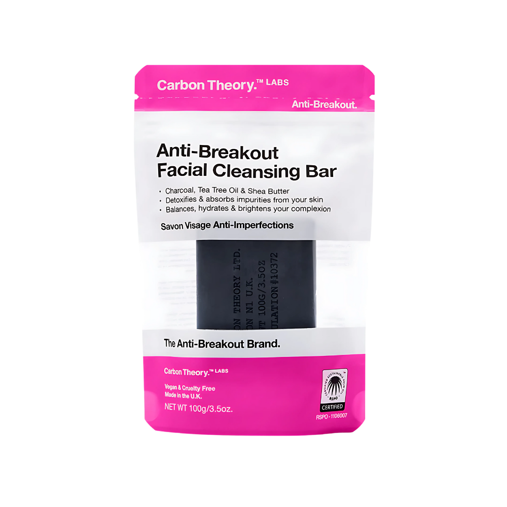 Carbon Theory™, Anti-Breakout Facial Cleansing Bar 100g