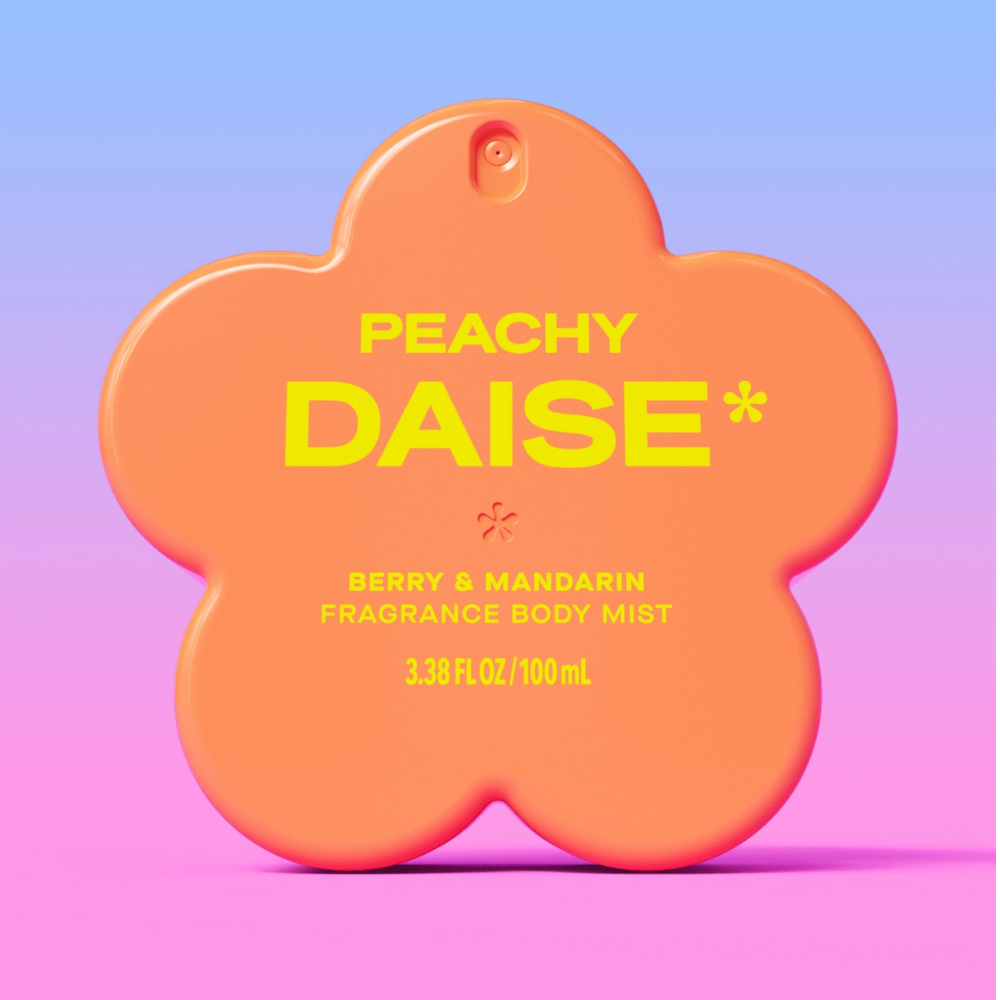 Daise Beauty, Peachy Daise Fragrance Body Mist Berry & Mandarin 100ml