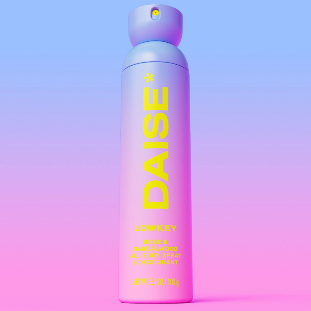 Daise Beauty, Lowkey Daise All Body Spray & Deodorant Rose & Sandalwood 120ml