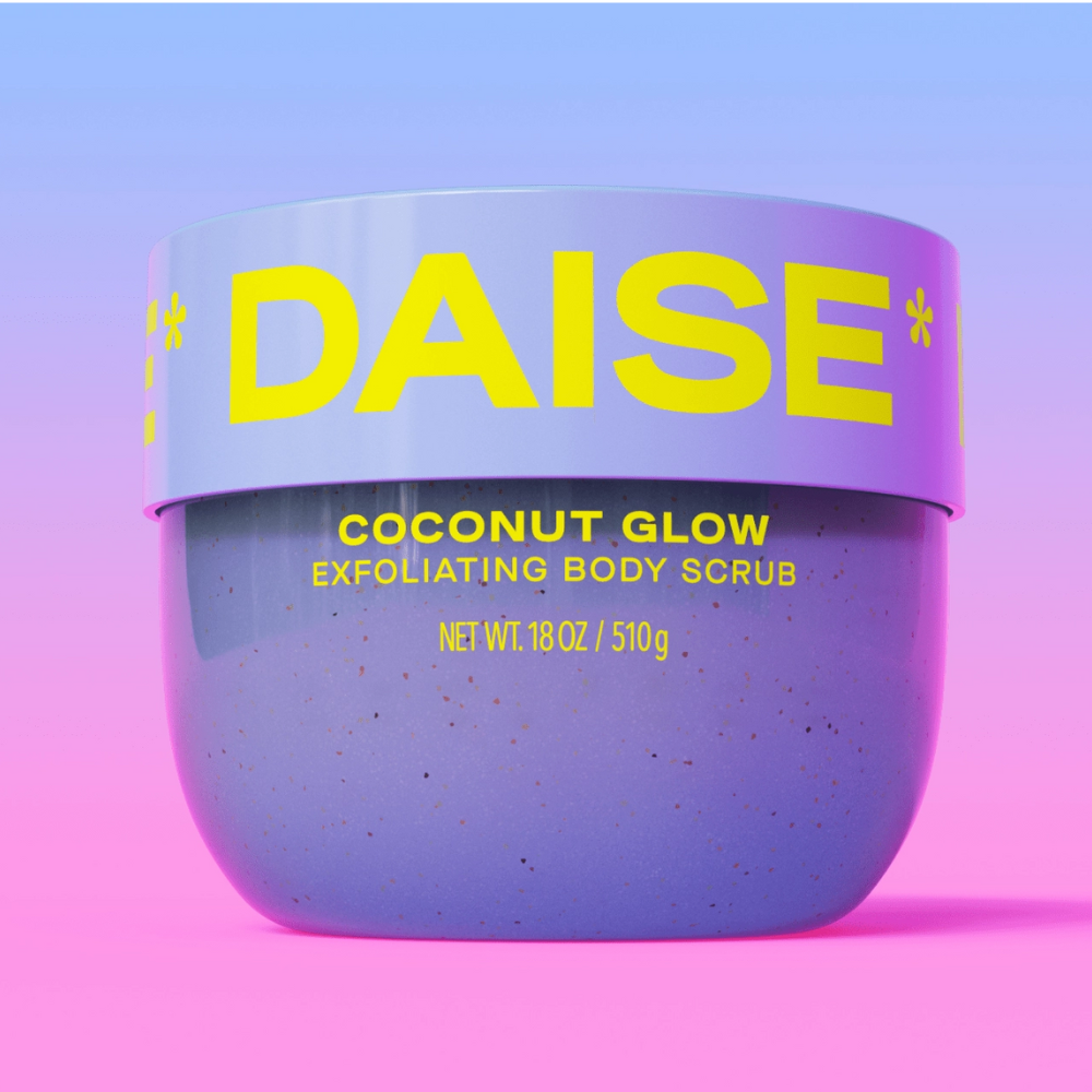 Daise Beauty, Coconut Glow Exfoliating Body Scrub 510g