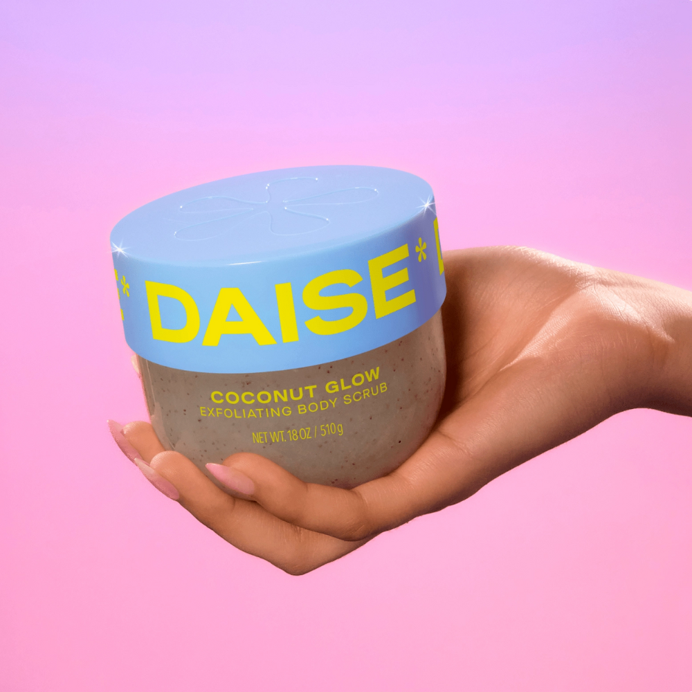 Daise Beauty, Coconut Glow Exfoliating Body Scrub 510g