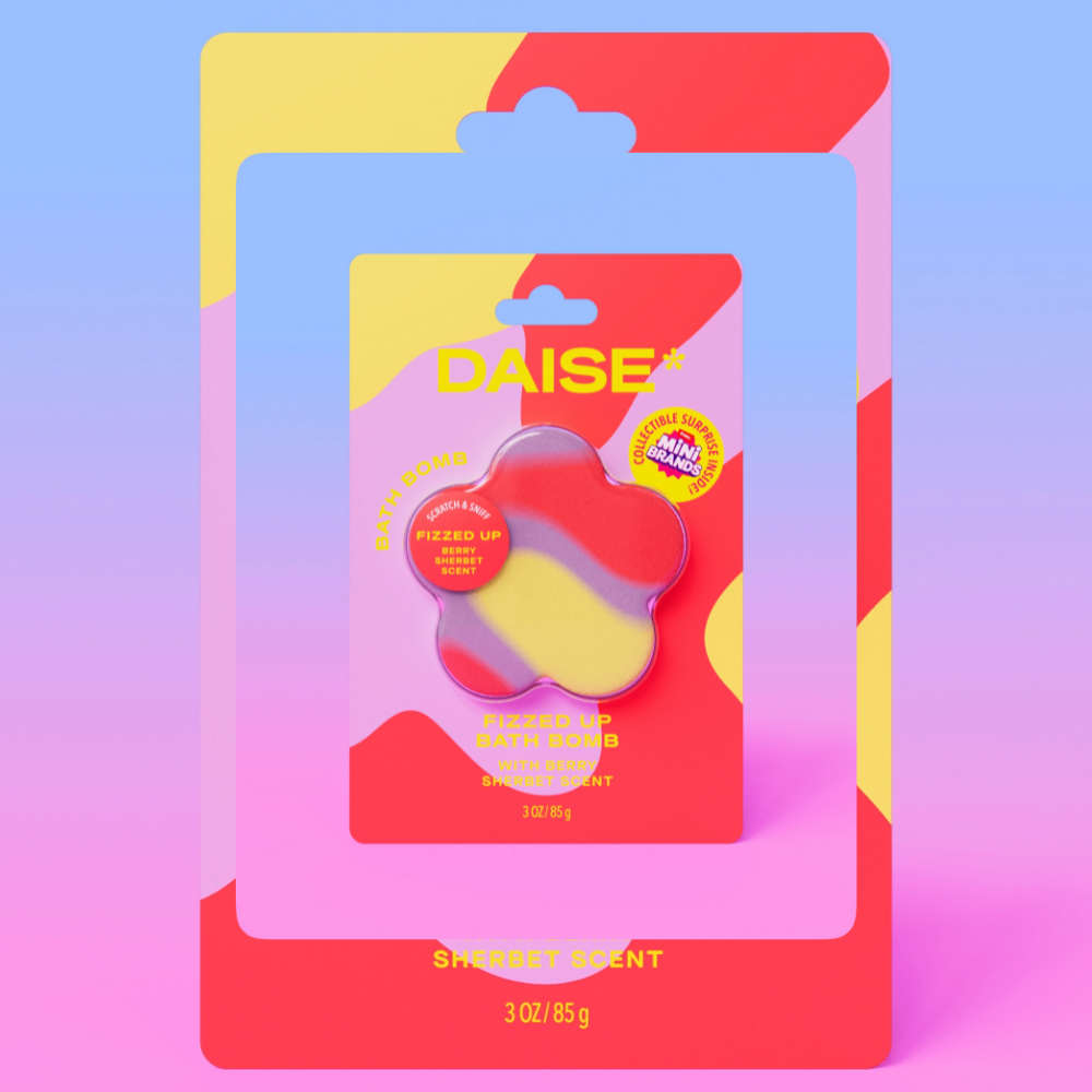 Daise Beauty, Bath Bomb Fizzed Up Berry Sherbet 85g