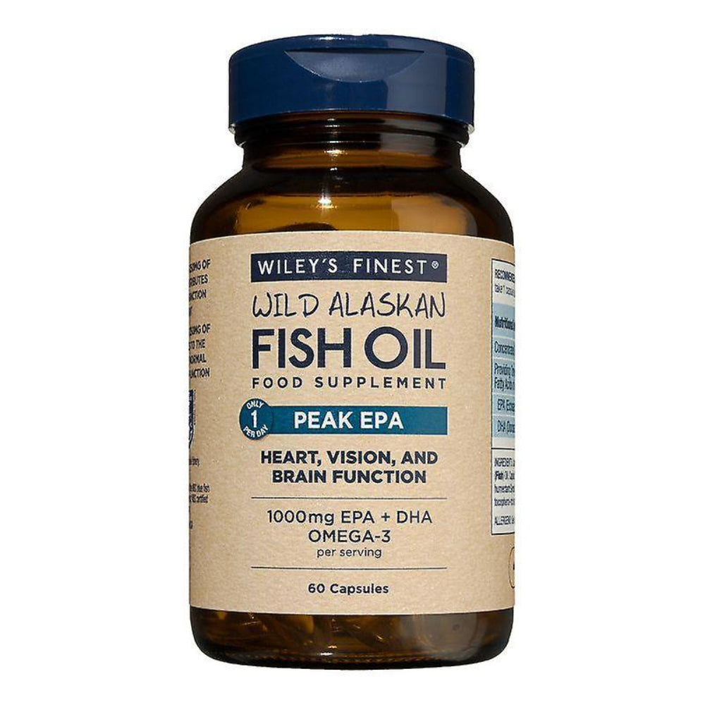 Wiley's Finest Wild Alaskan Fish Oil Peak EPA 60 capsules