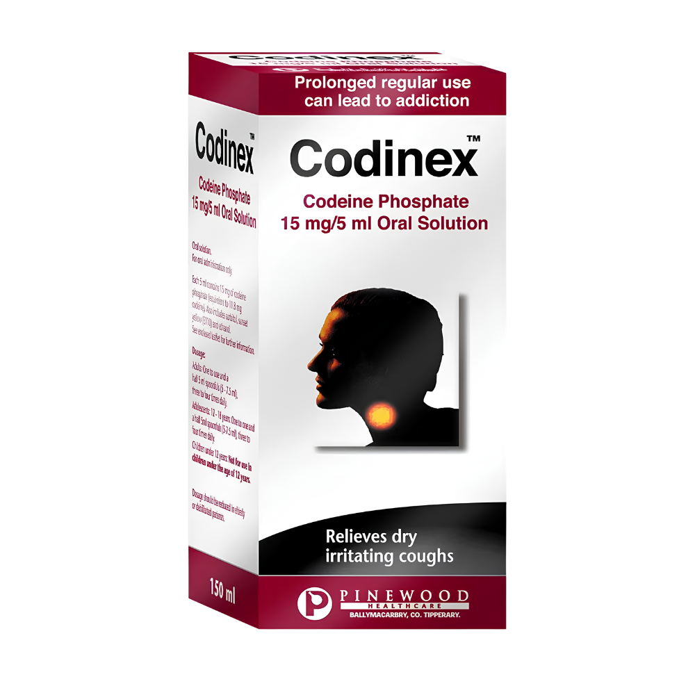 Codinex™, Codeine 15mg / 5ml Oral Solution 100ml