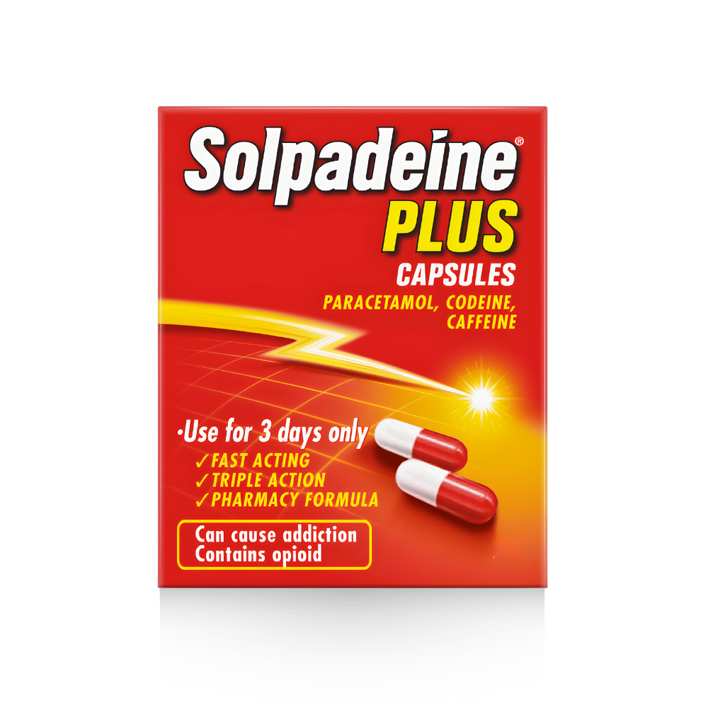 Solpadeine Plus, Capsules 12 Pack