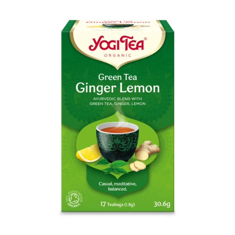 Yogi Tea, Green Tea Ginger Lemon 17 Bags