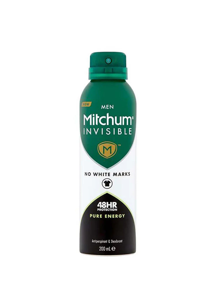 Mitchum, Invisible Men Pure Energy Anti Perspirant 200ml