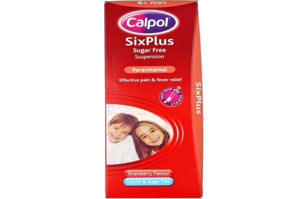 Calpol 6+ S/Free Strawberry Susp X 60ml
