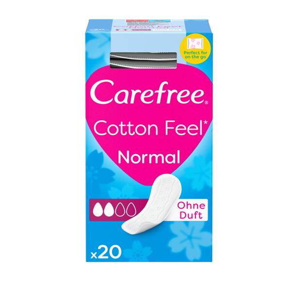 Carefree, Breathable Pantyliners Unscented 20s