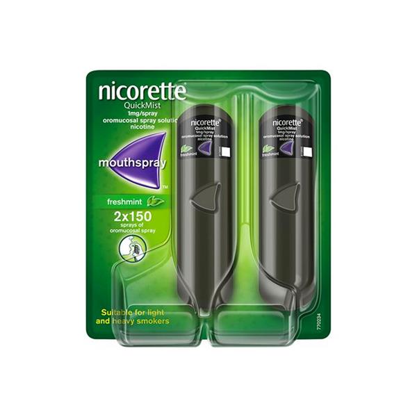 Nicorette, Quickmist Freshmint Double 2x1mg