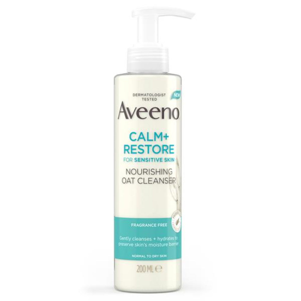 Aveeno Calm & Restore Nourishing Oat Cleanser 200ml