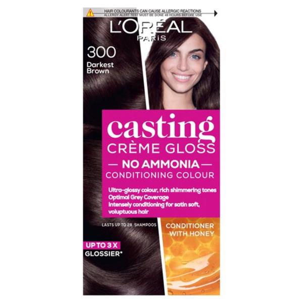 L'Oreal, Casting Creme Gloss Darkest Brown 300