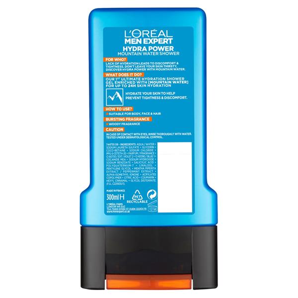 Loreal Men Expert Shower Gel Hydra Power 300ml