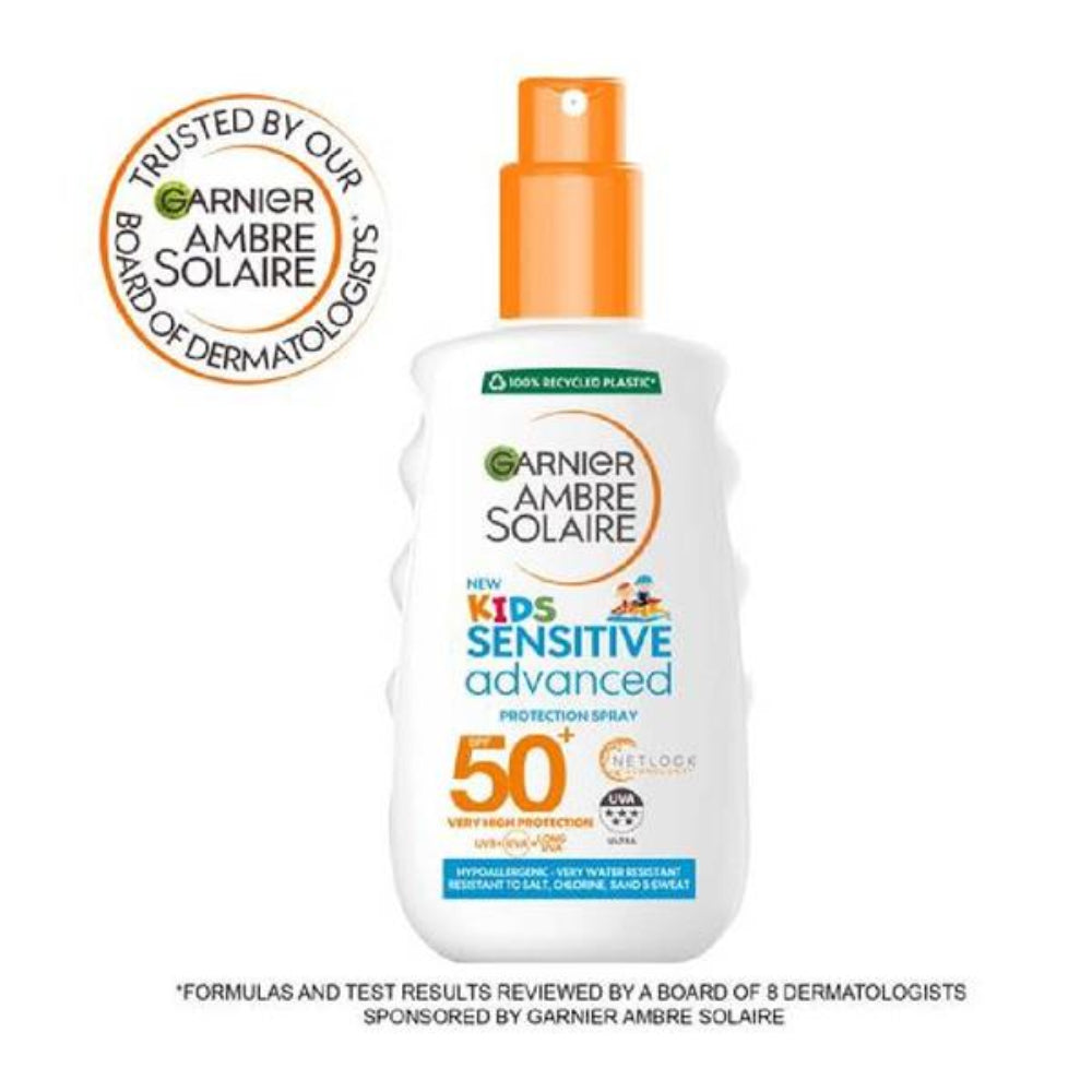 Garnier Ambre Solaire, Kids Sensitive Advanced SPF50+ Spray 150ml