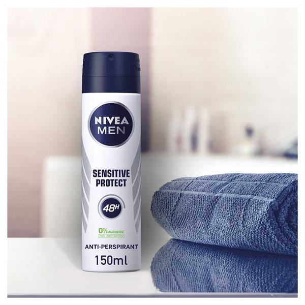 Nivea, Sensitive Protect Deodorant Spray 150ml Men