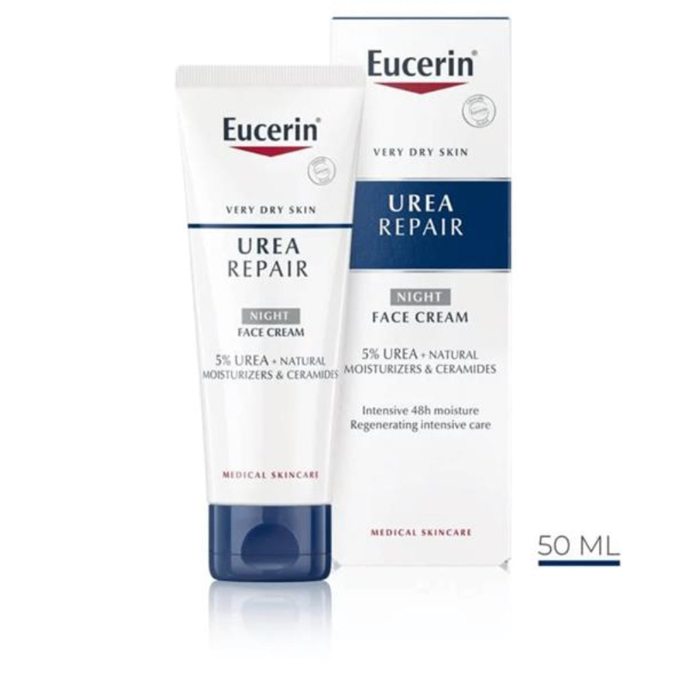 Eucerin, Dry Skin Face Urea 5% Night Cream 50ml