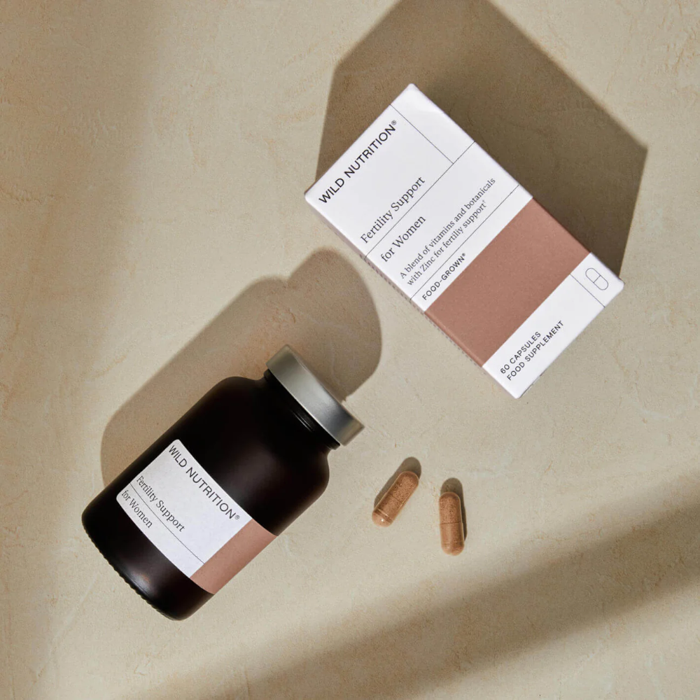 Wild Nutrition, Food-Grown® Fertility Support For Women 60 Capsules Default Title