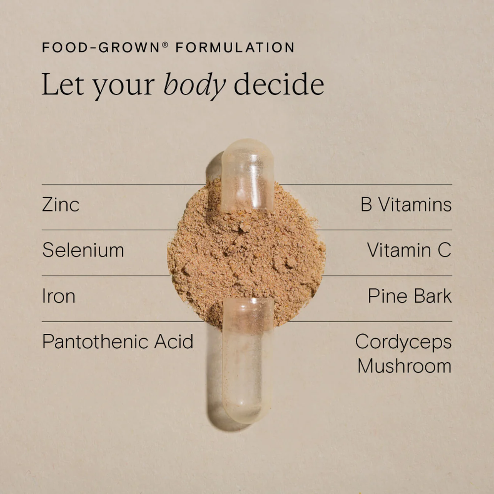 Wild Nutrition, Food-Grown® Fertility Support For Men 60 Capsules Default Title