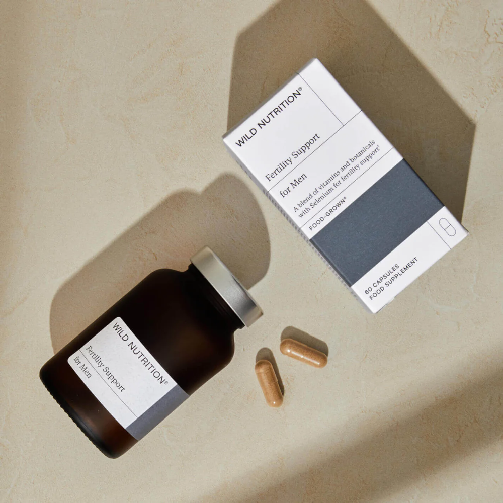 Wild Nutrition, Food-Grown® Fertility Support For Men 60 Capsules Default Title