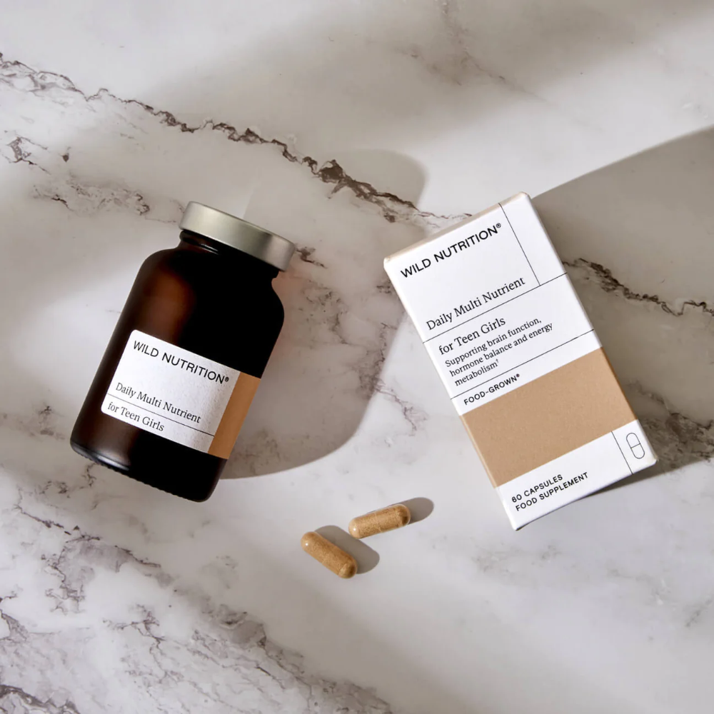 Wild Nutrition, Food-Grown® Daily Multi Nutrient For Teen Girls 60 Capsules Default Title