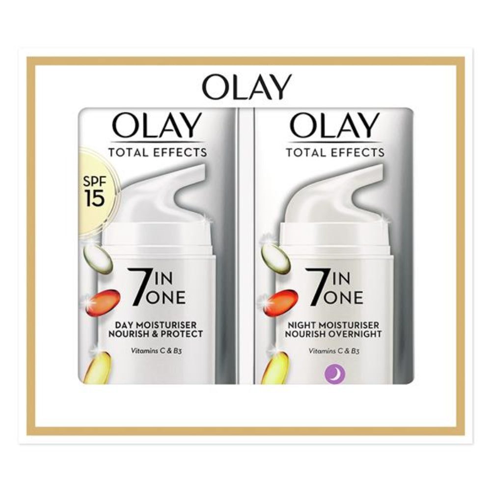 OLAY, Total Effects Anti-Ageing 7In1 Day & Night Gift Set