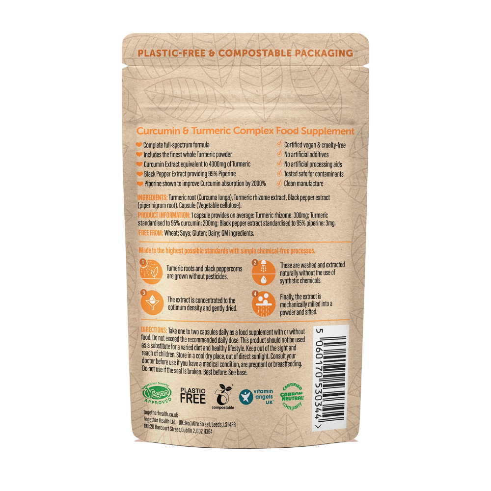 together health®, Curcumin & Turmeric Complex 30 Capsules