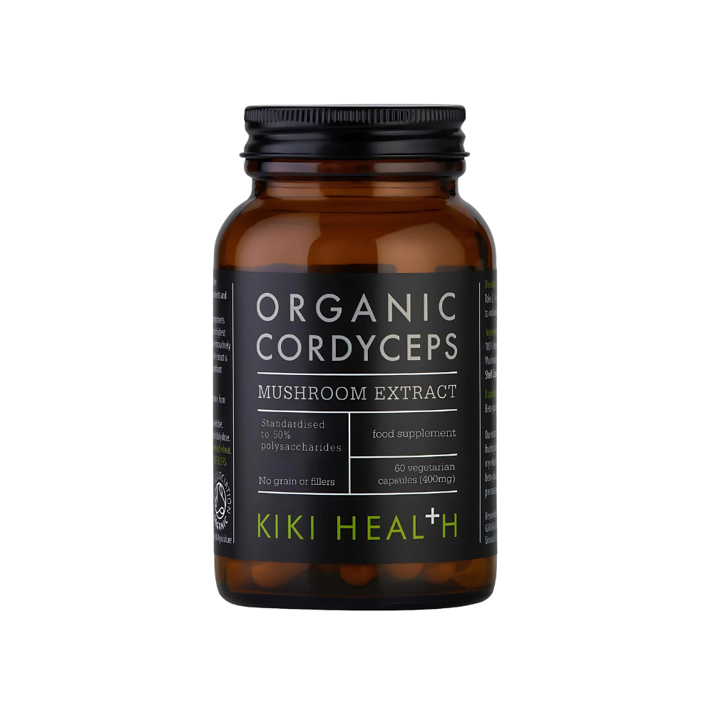 KIKI Health, Organic Cordyceps Mushroom Extract 60 Vegetarian Capsules
