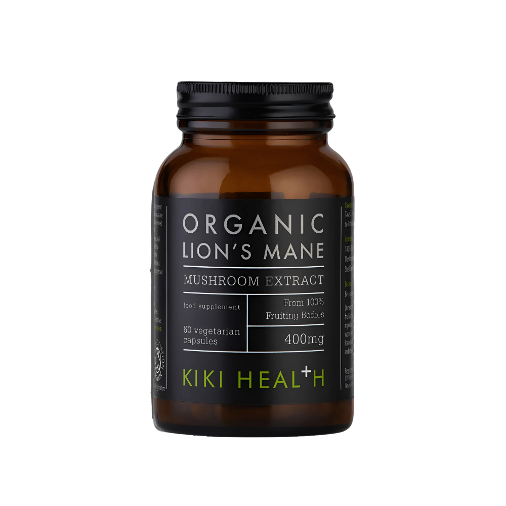Kiki Heat, Lion's Mane Mushroom Extract (Org) 60 Caps