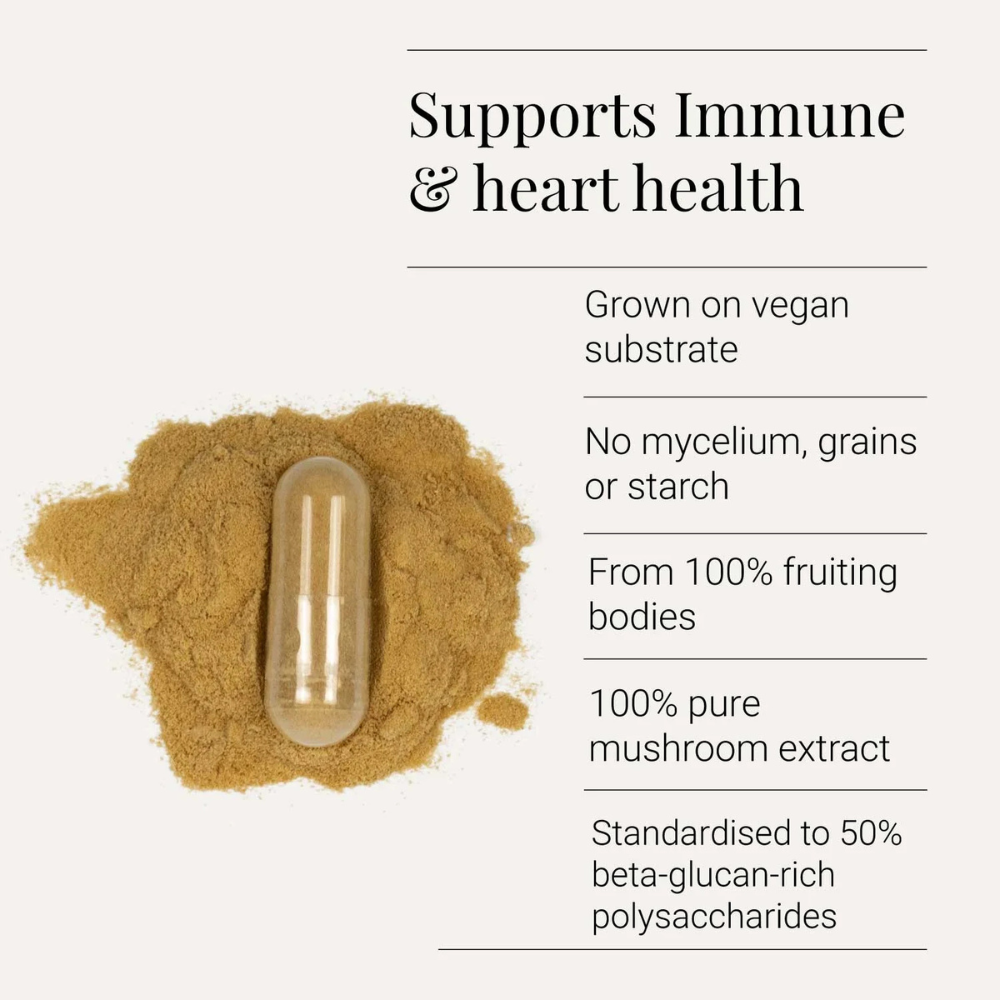 KIKI Health, Organic Reishi Mushroom Extract 60 Vegetarian Capsules