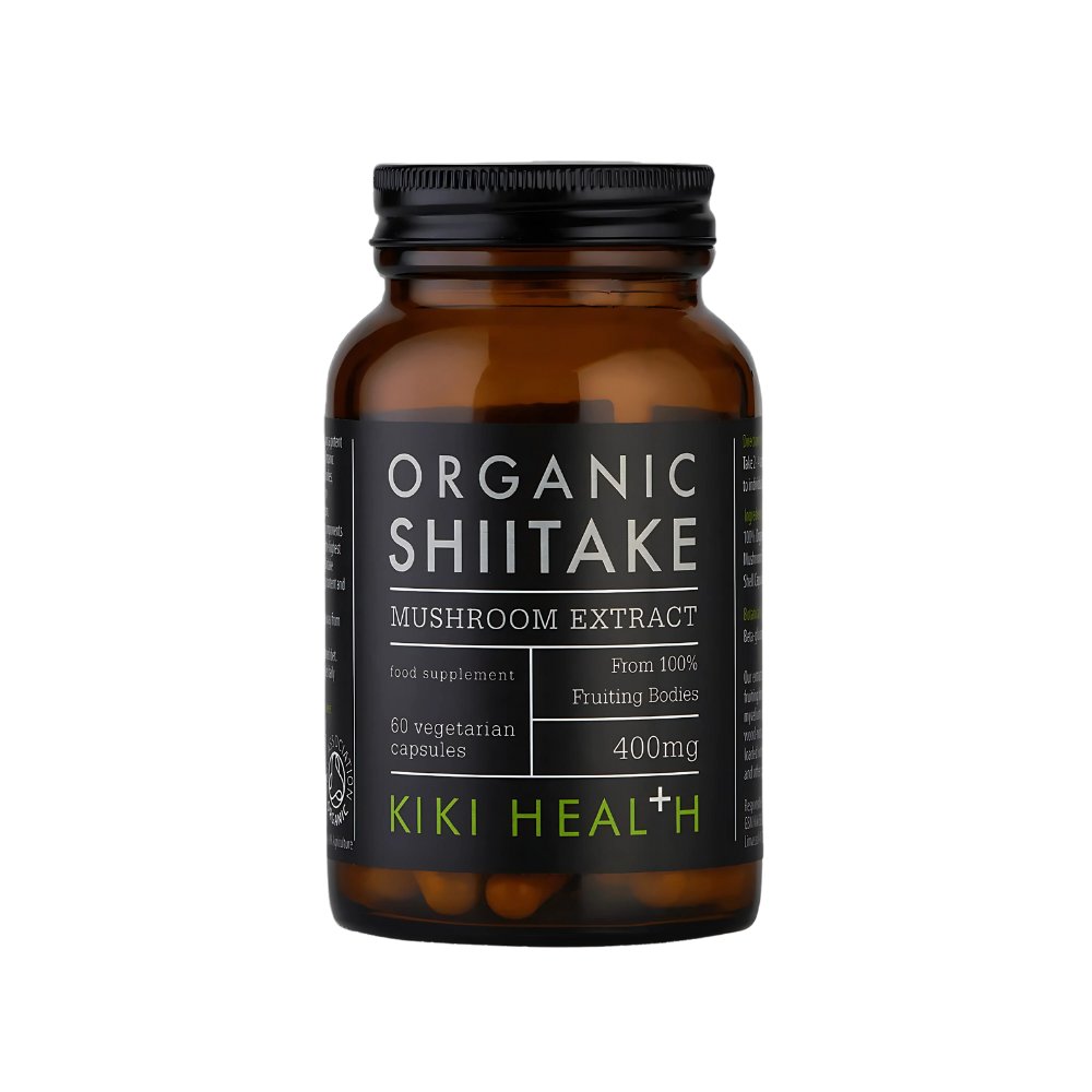 KIKI Health, Organic Shiitake Mushroom Extract 60 Vegetarian Capsules