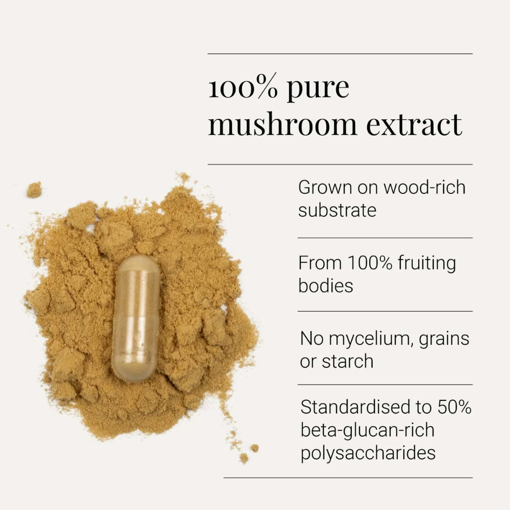 KIKI Health, Organic Shiitake Mushroom Extract 60 Vegetarian Capsules