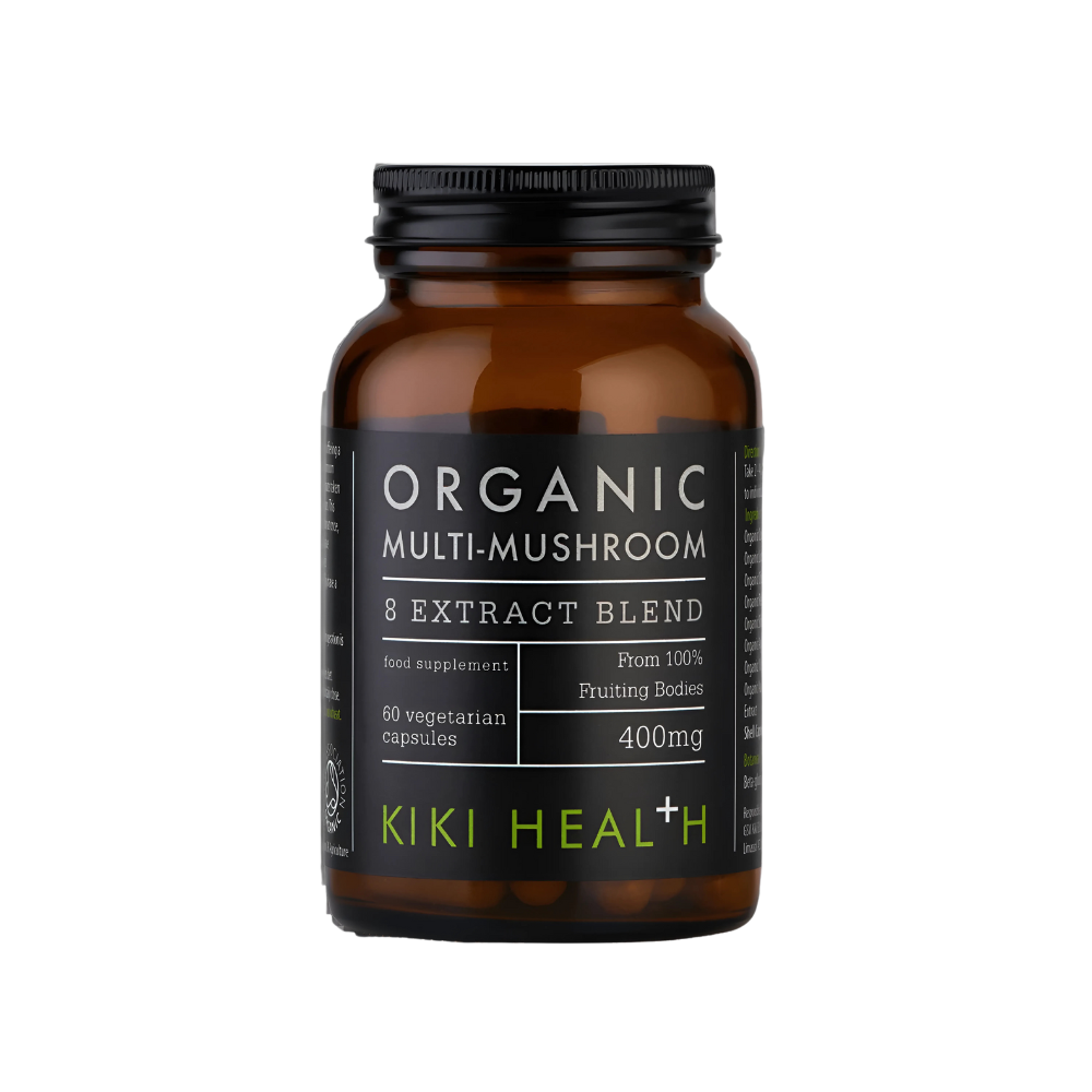 KIKI Health, Organic 8 Mushroom Extract Blend 60 Vegetarian Capsules