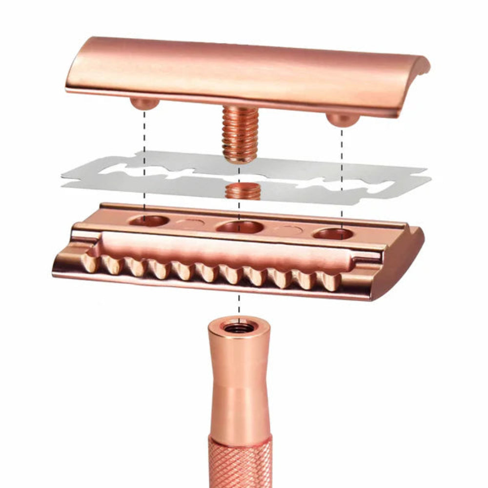 Bambaw, Metal Safety Razor - Rose Gold