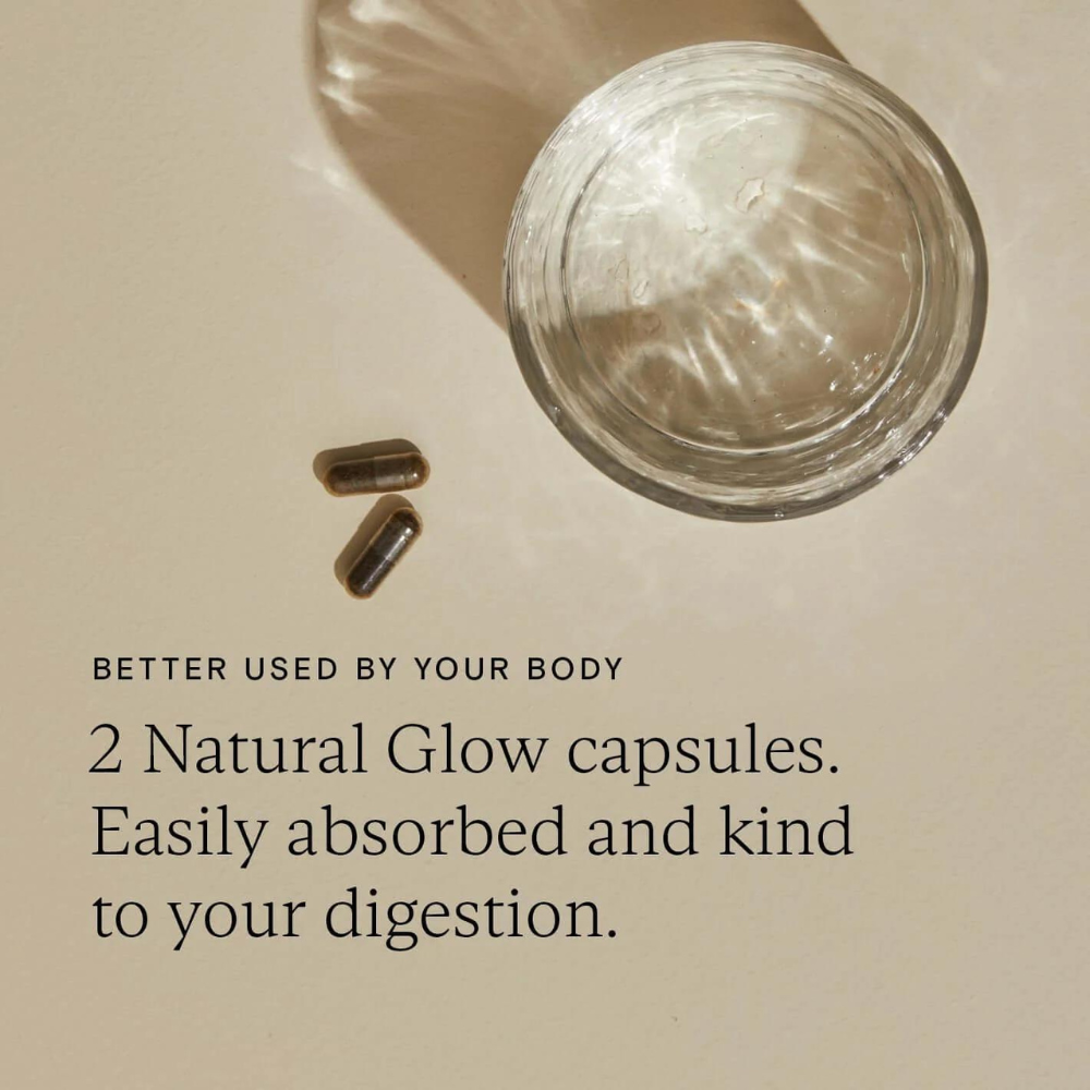 Wild Nutrition, Food-Grown® Natural Glow 60 Capsules