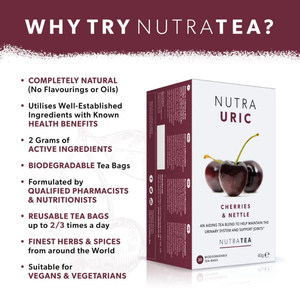 NUTRATEA, Nutra Uric Acid & Joints 20 tea Bags