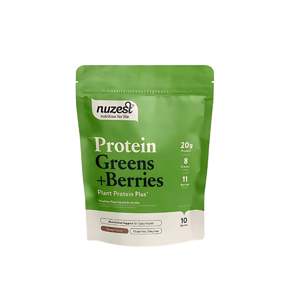 Nuzest®, Plant Protein Plus+ Protein Greens & Berries Cocoa 300g