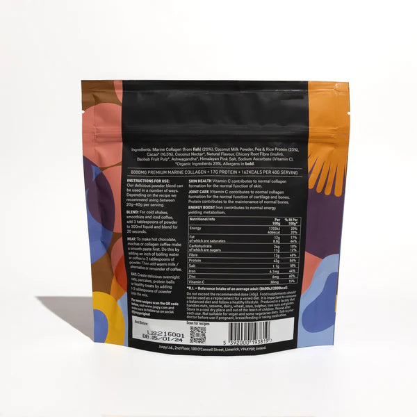 Juspy Collagen + Protein Cacao Superfood Powder Blend 200g