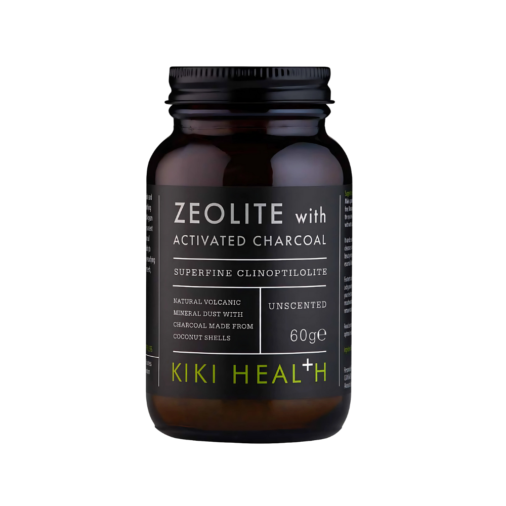 KIKI Health, Zeolite With Activated Charcoal Powder 60g