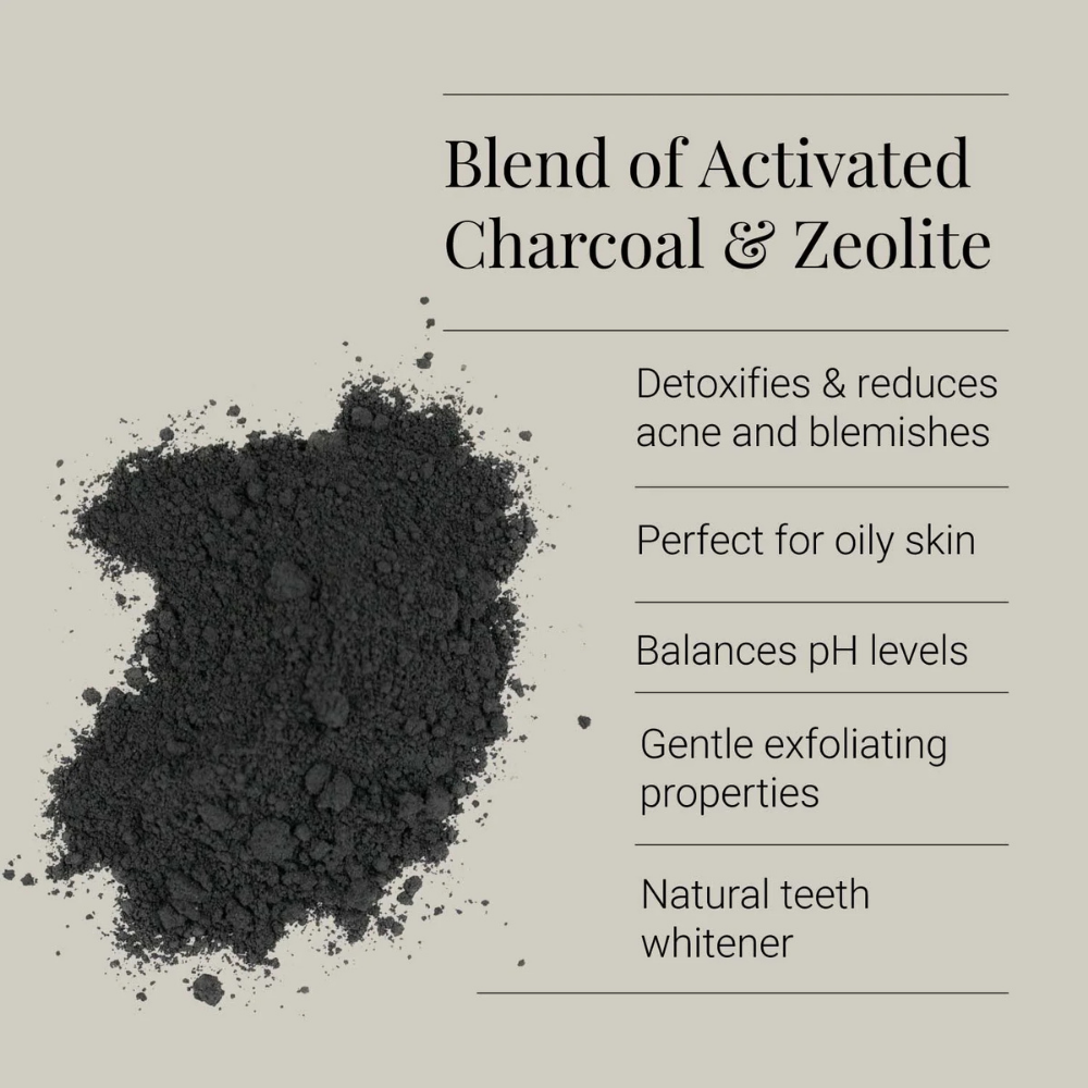 KIKI Health, Zeolite With Activated Charcoal Powder 60g