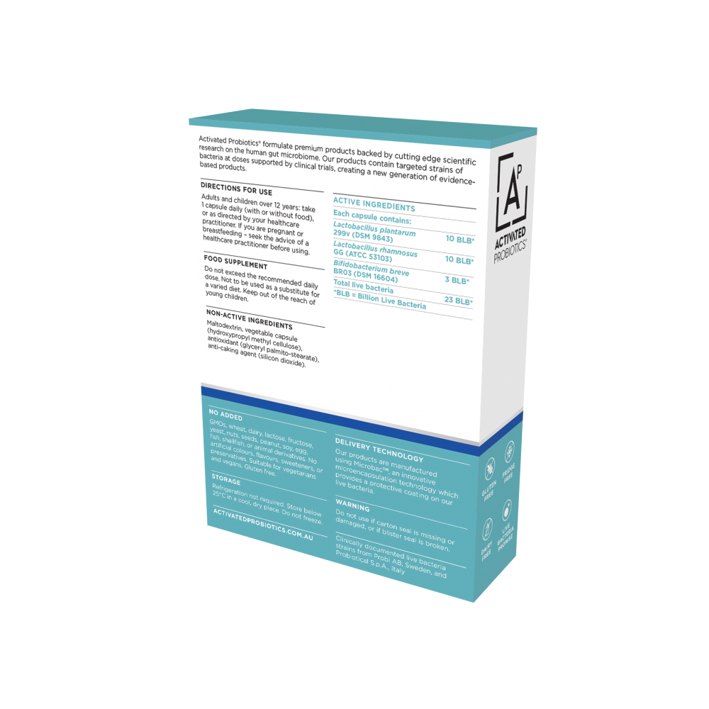 Activated Probiotics, Biome Relief™ IBS Probiotics 30 Capsules