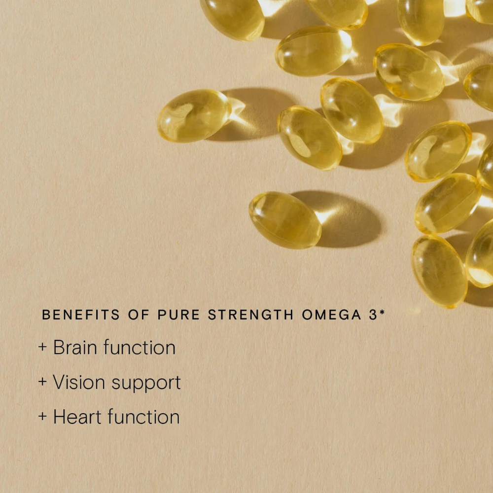 Wild Nutrition, Food-Grown® Pure Strength Omega 3 120 Capsules
