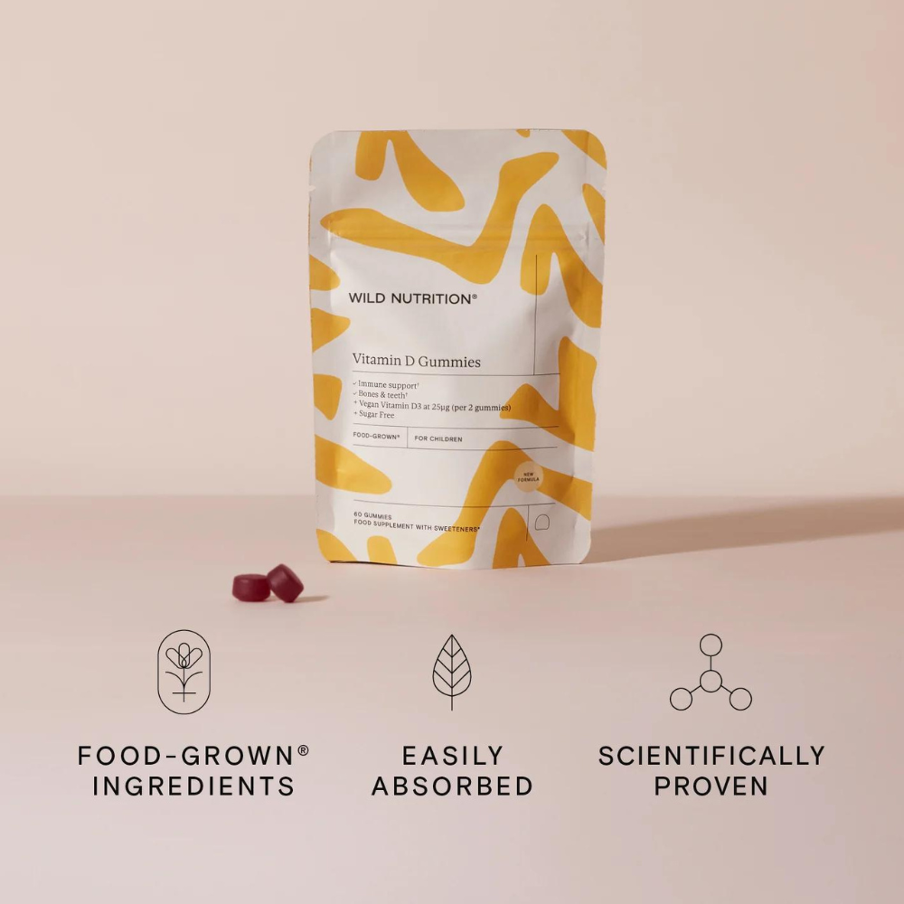 Wild Nutrition, Vitamin D Gummies for Children 60 Gummies
