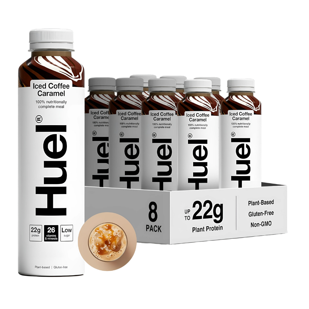 Huel®, Ready-to-Drink Meal Complete Nutrition 500ml x 8 Pack Coffee Caramel